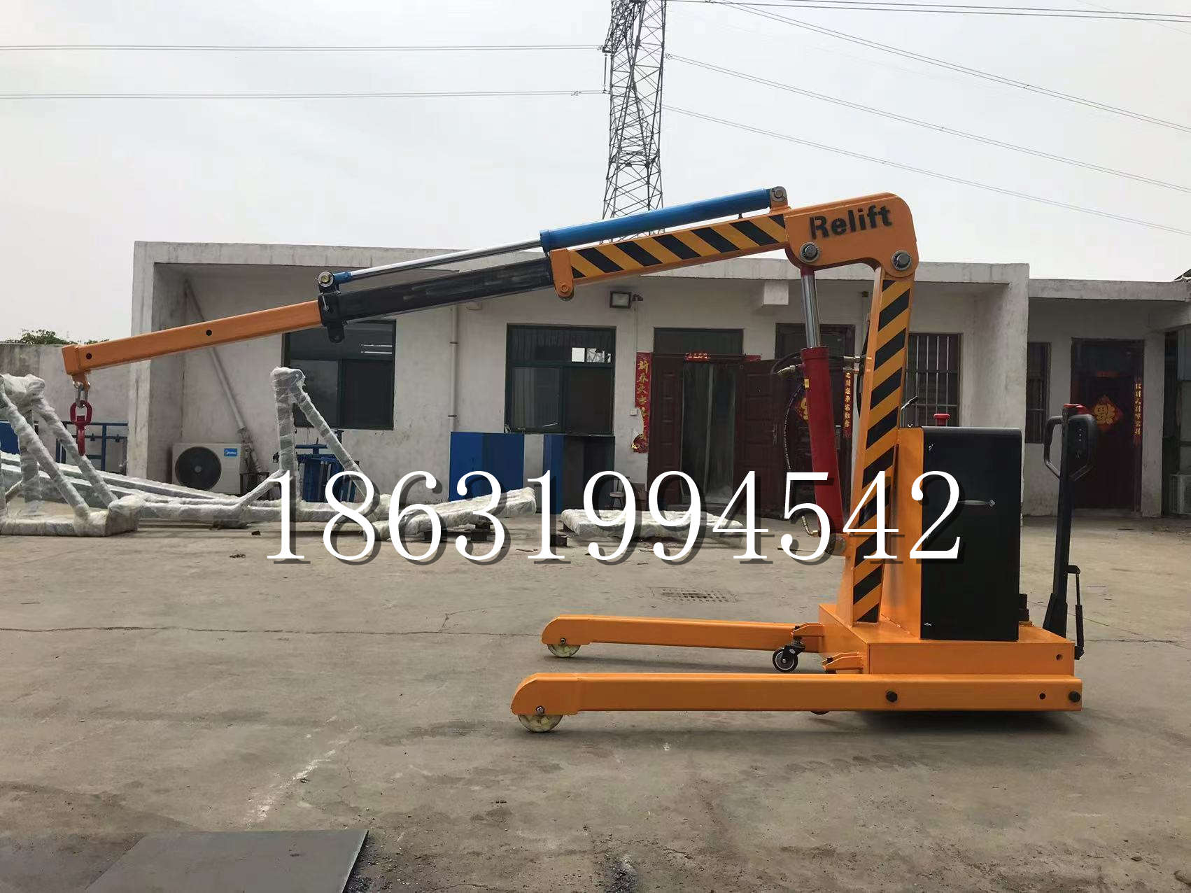 锦州市久征定做3吨三轮随车吊 农用园林绿化移树吊 平板工程用小吊机