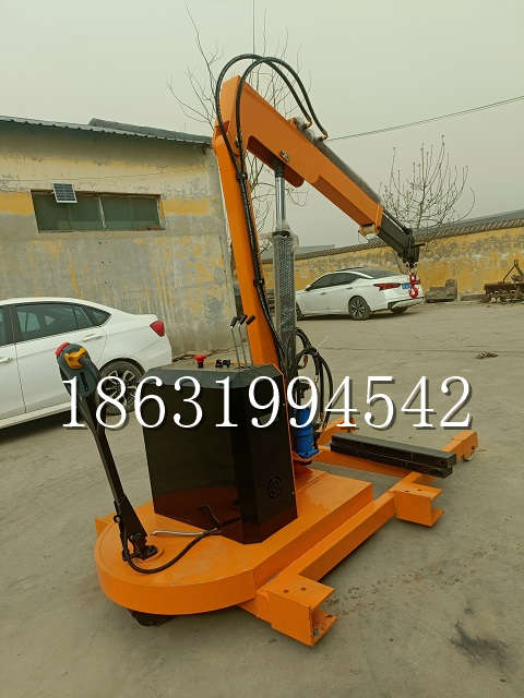 锦州市自卸车厢随车吊 自制轮式四不像起重机 四驱平板吊 5吨 贵盛
